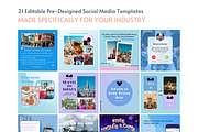 Social Media Template for Travel, a Social Media Template by SmallMakersContent (Thumbnail 2 of 4)