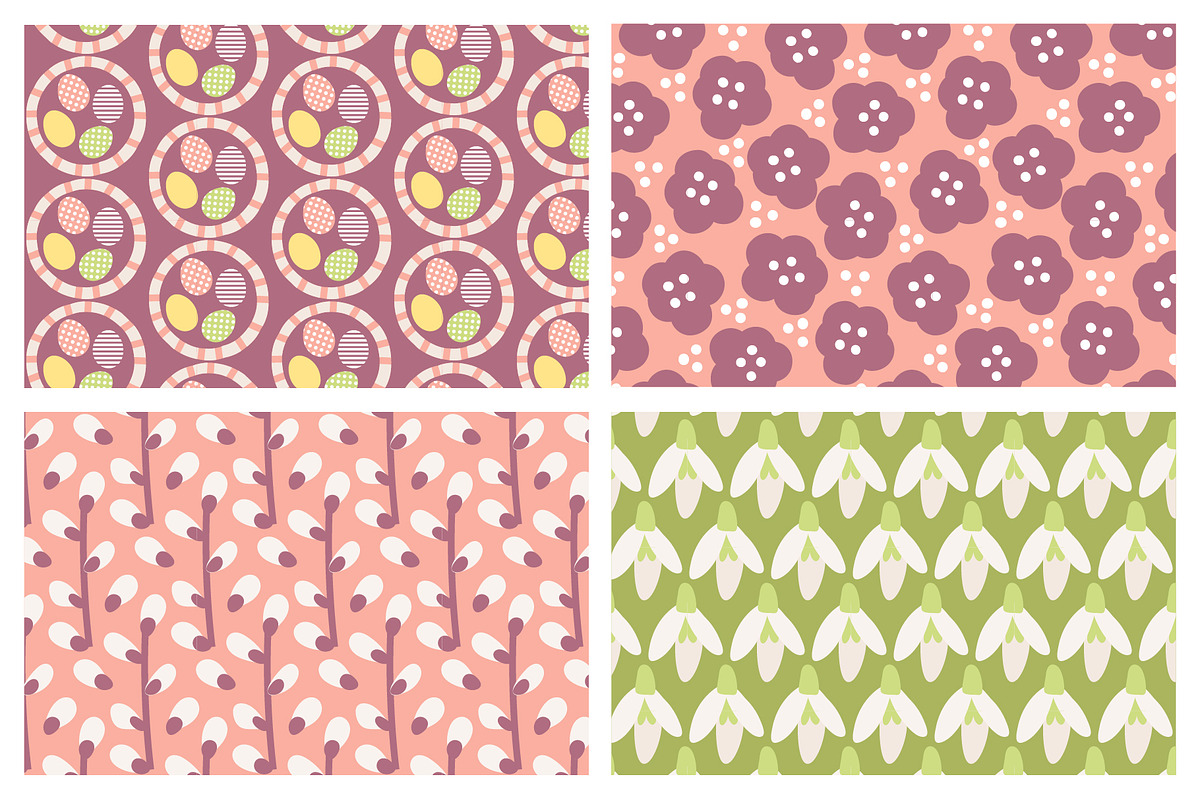 Happy Easter patterns elements cards, a Pattern Graphic by RevolutionizZed (Photo 14 of 16)