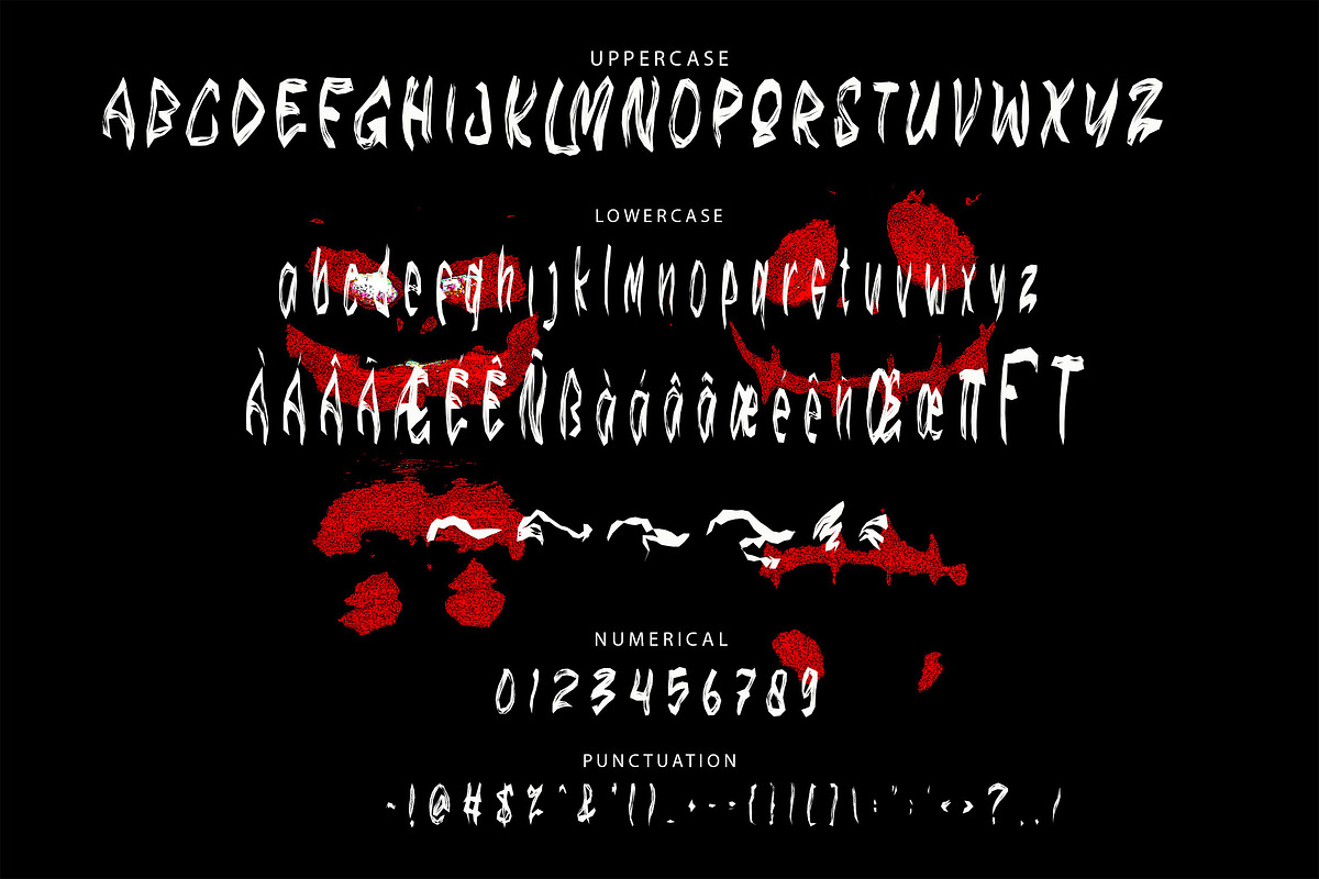 GLOMY - Halloween Horror Font, a Font by NTC Graphic (Photo 6 of 7)