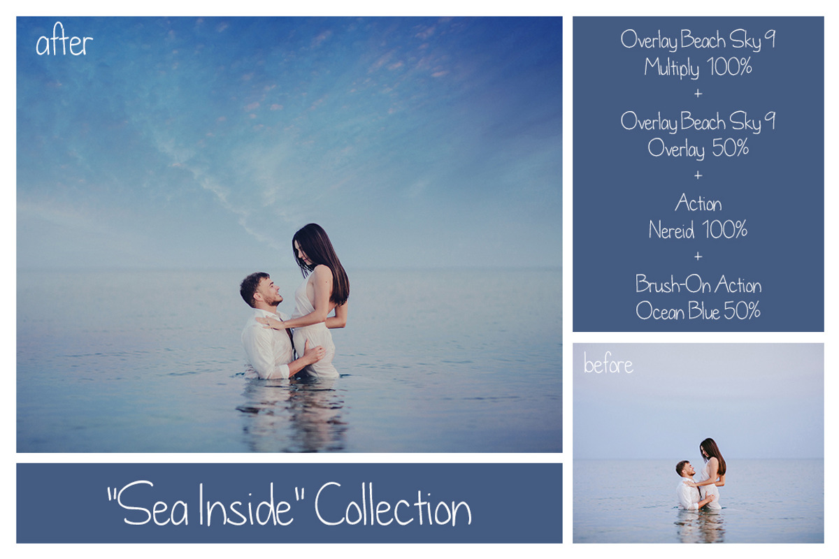 Sea Bundle - Pastel Dreamy Sea, an Action Add-On by LovePhotoMoment (Photo 9 of 20)