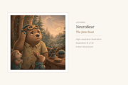 NeuroBear Storybook Set of 30, an Animal Illustration by LanternkinStudio (Thumbnail 12 of 14)