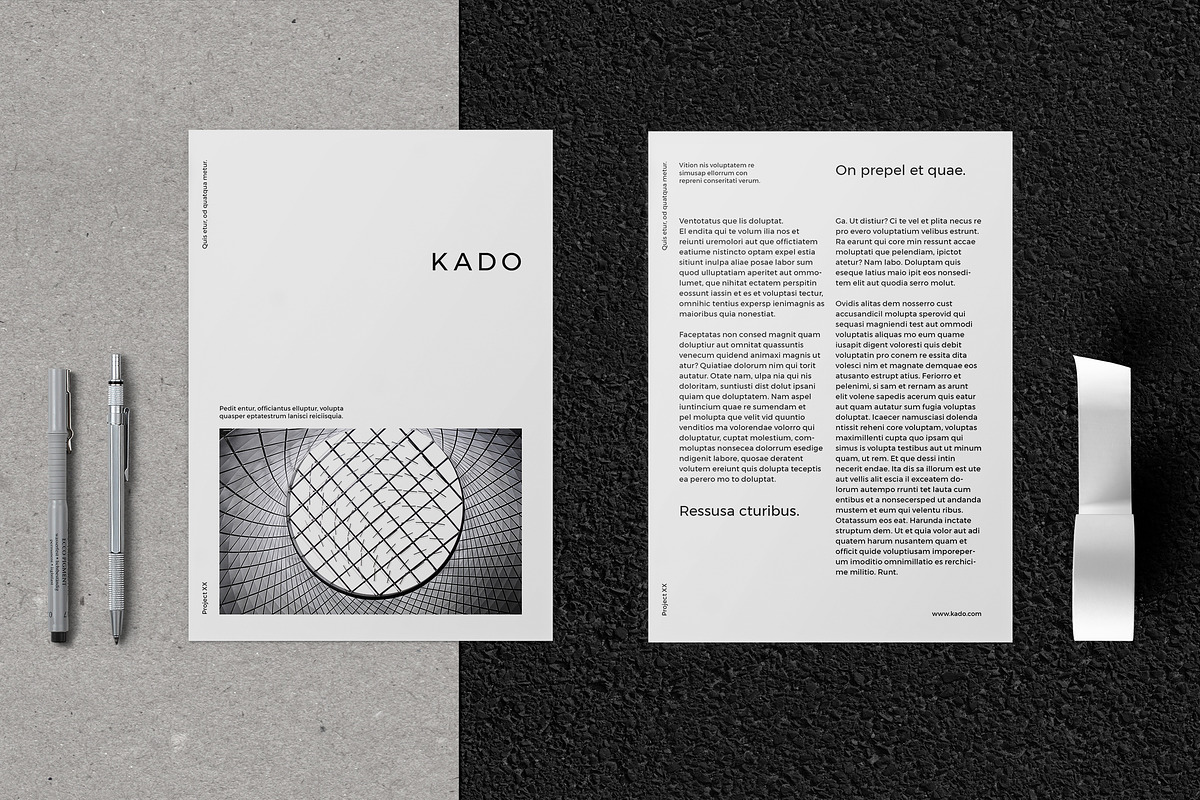 K A D O Flyer Template, a Flyer Template by Kovy (Photo 5 of 10)