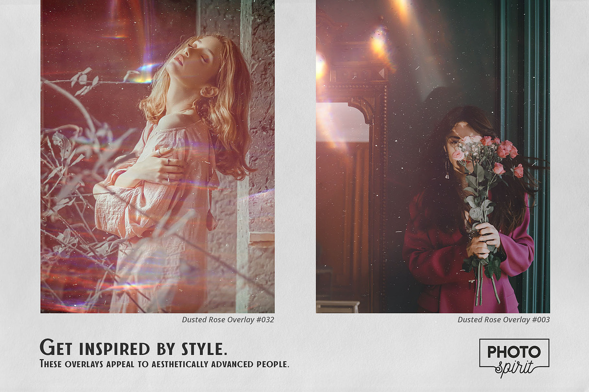 Dusted Rose Overlays, a Brushes & More by PhotoSpirit (Photo 7 of 10)