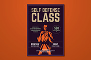 Self Defense Class Flyer, a Flyer Template by ashenterprise (Thumbnail 1 of 2)