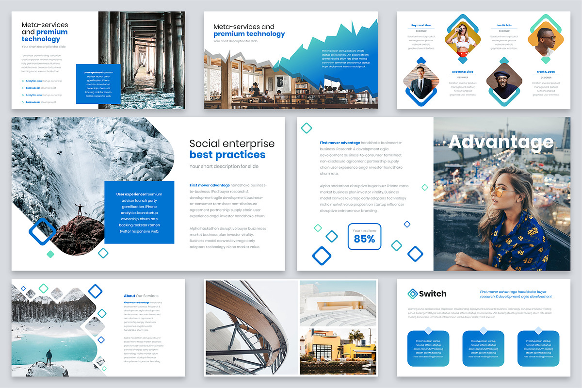 Switch Powerpoint Template, a Presentation Template by Reshapely (Photo 15 of 21)