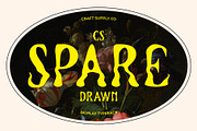 CS Spare Drawn, a Sans Serif Font by Craft Supply Co. (Thumbnail 1 of 8)