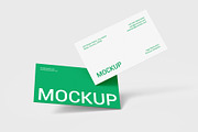 Floating Business Cards Mockup, an Advertising Mockup by graphypix (Thumbnail 1 of 4)