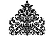Baroque Black Floral Ornament Set, an Object Graphic by Designer_Momina (Thumbnail 11 of 13)