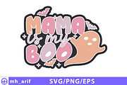 Mama is My Boo Retro Halloween, a Seasonal Illustration by mh_arif (Thumbnail 1 of 4)