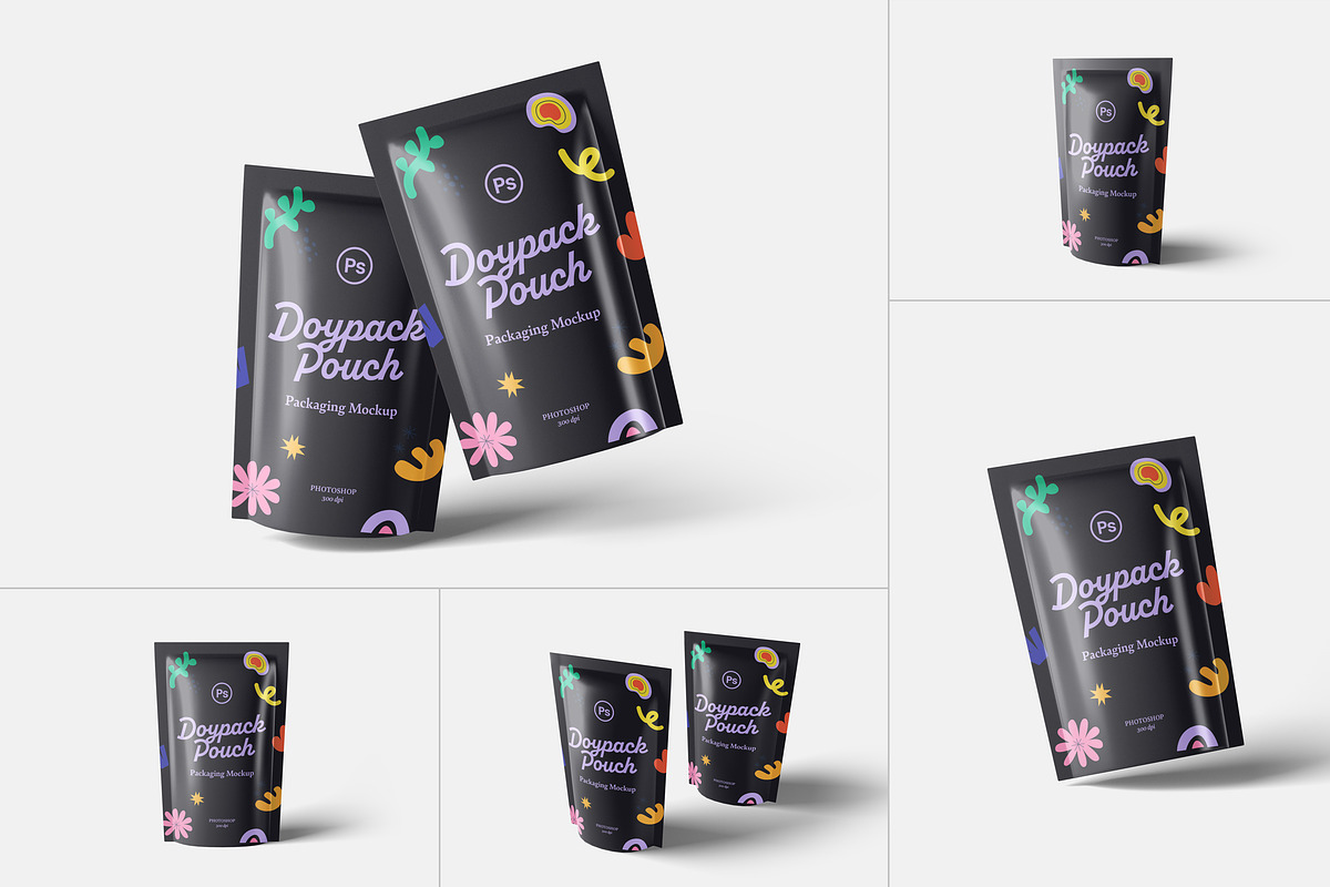 Doypack Pouch Packaging Mockups, a Packaging Mockup by artimasa