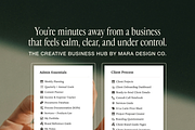 Creative Business Hub for Notion, a Marketing Template by MARA Design Co. (Thumbnail 2 of 17)