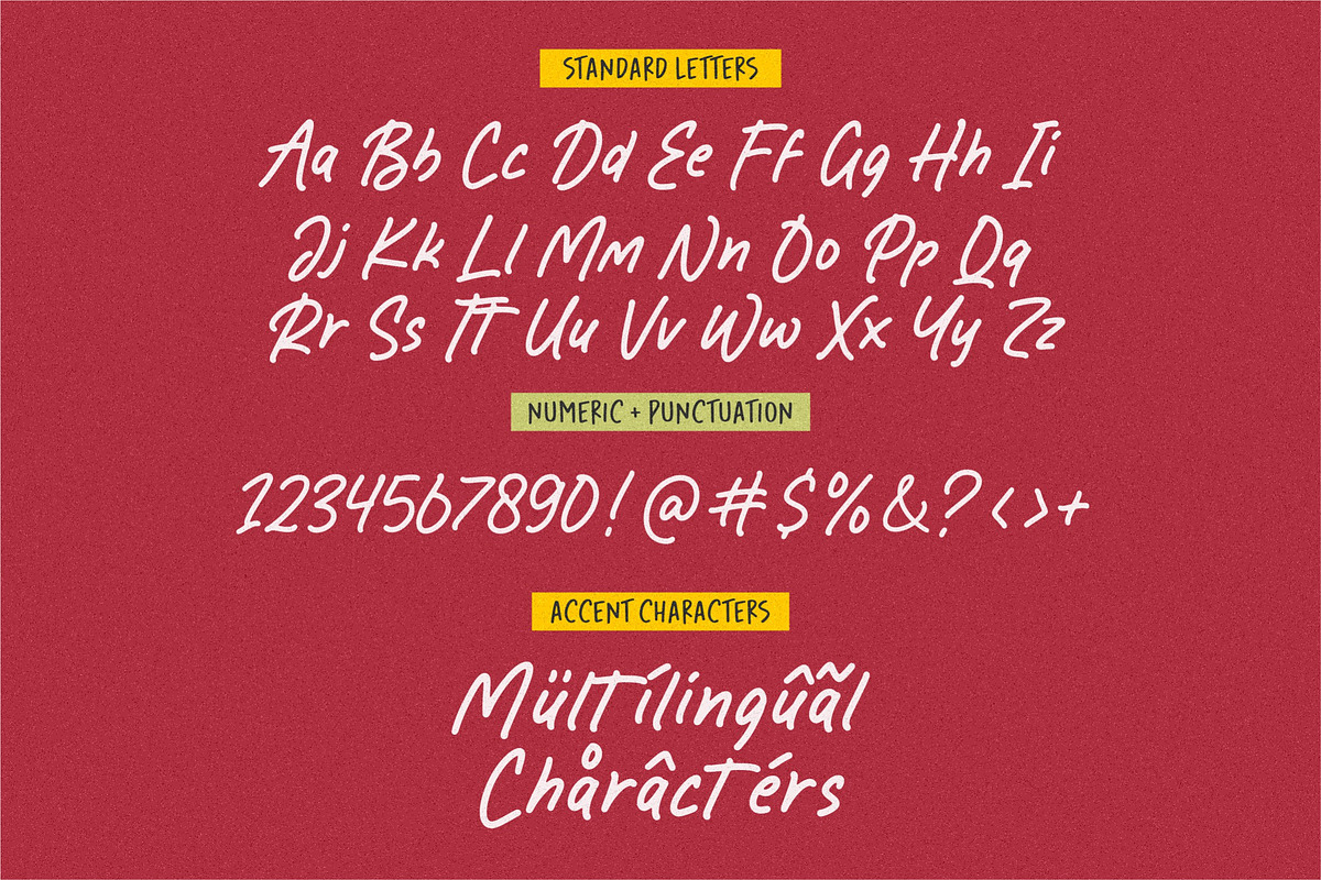 Grand Memories Font, a Script Font by Balpirick Studio (Photo 4 of 4)