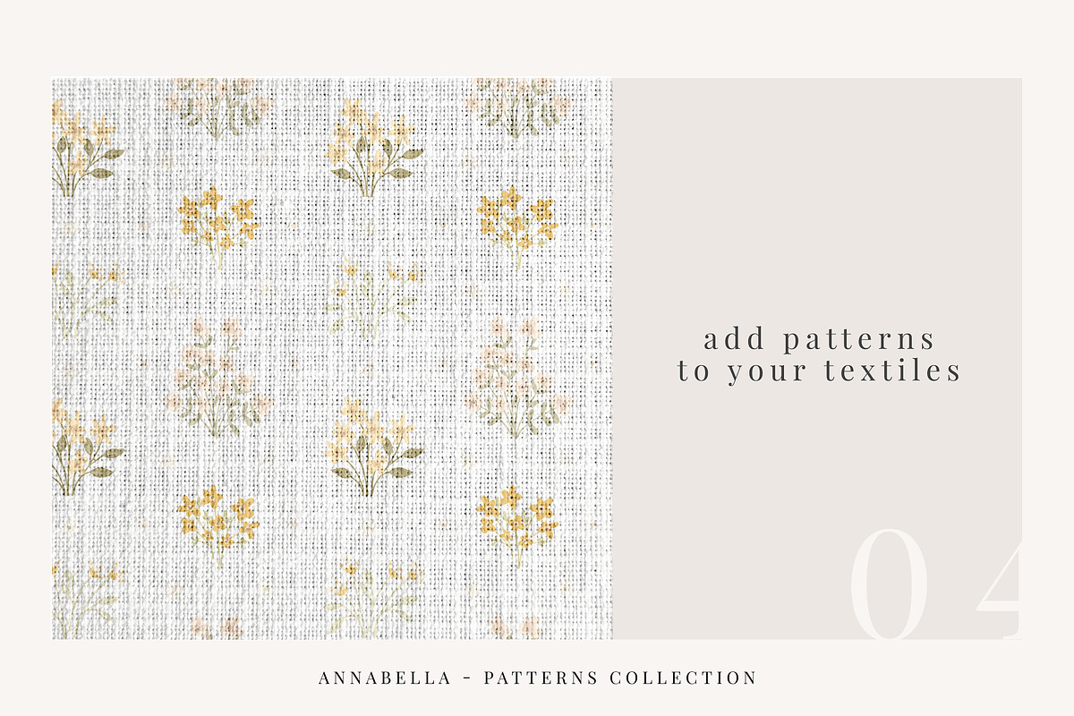 Annabella Seamless Patterns, a Pattern Graphic by Emilie Cliche (Photo 5 of 9)