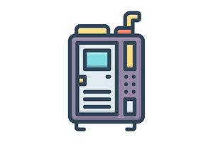 Chambers generators color icon, a Duotone Icon by Creative priyanka