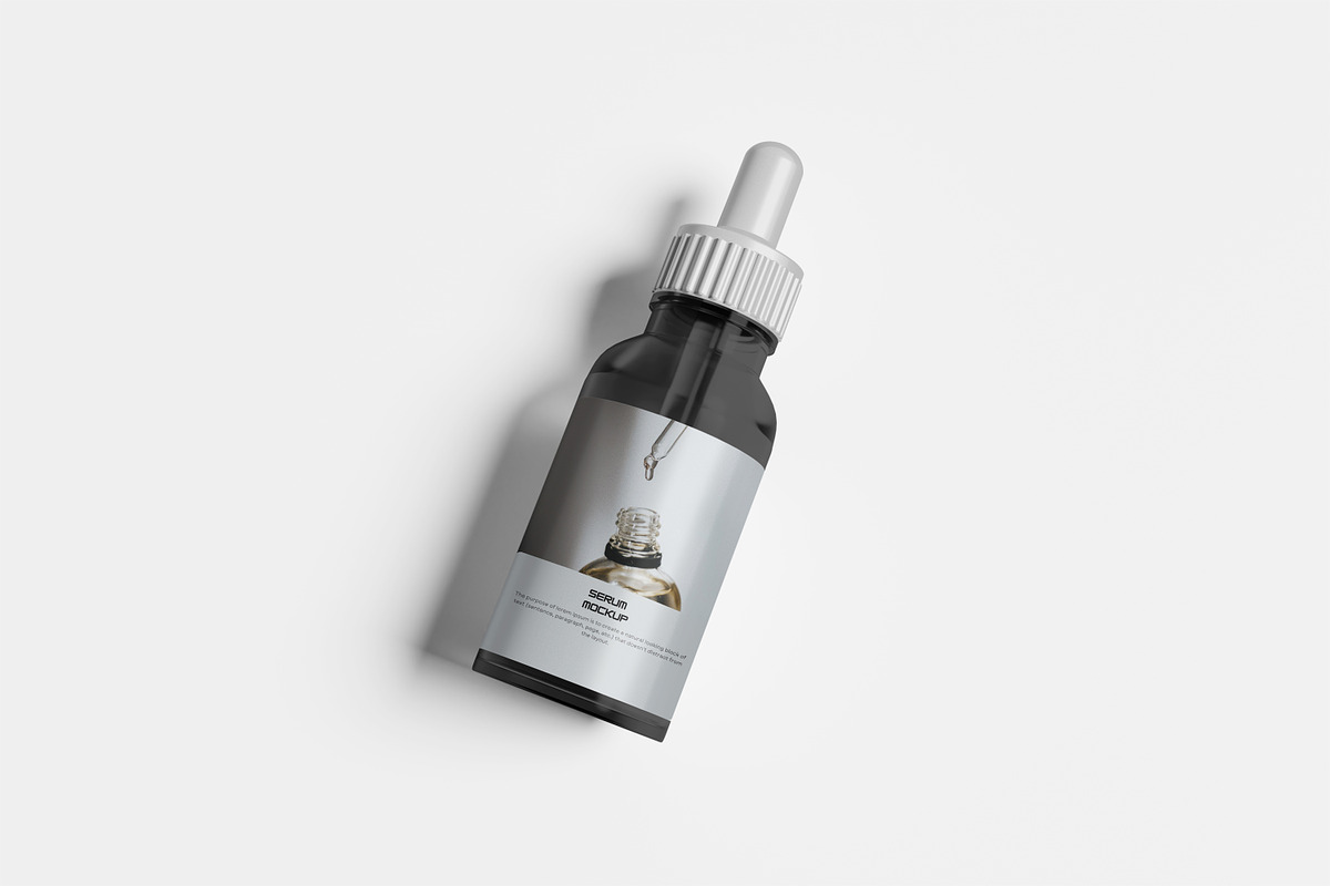 Dropper Bottle Mockup, a Cups & Container Mockup by kebunmockup (Photo 4 of 5)