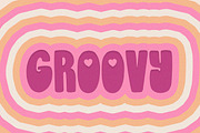 Groovy Love Font, a Sans Serif Font by Salt & Pepper Designs (Thumbnail 4 of 8)