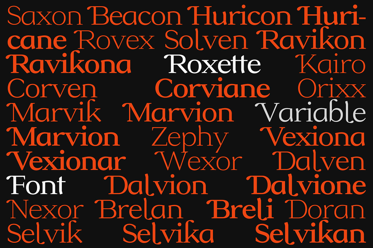 Roxetto, a Serif Font by Dora Typefoundry (Photo 2 of 10)