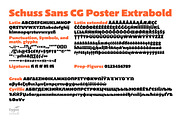 Schuss Sans CG Poster Extrabold, a Sans Serif Font by typic schuss (Thumbnail 10 of 15)