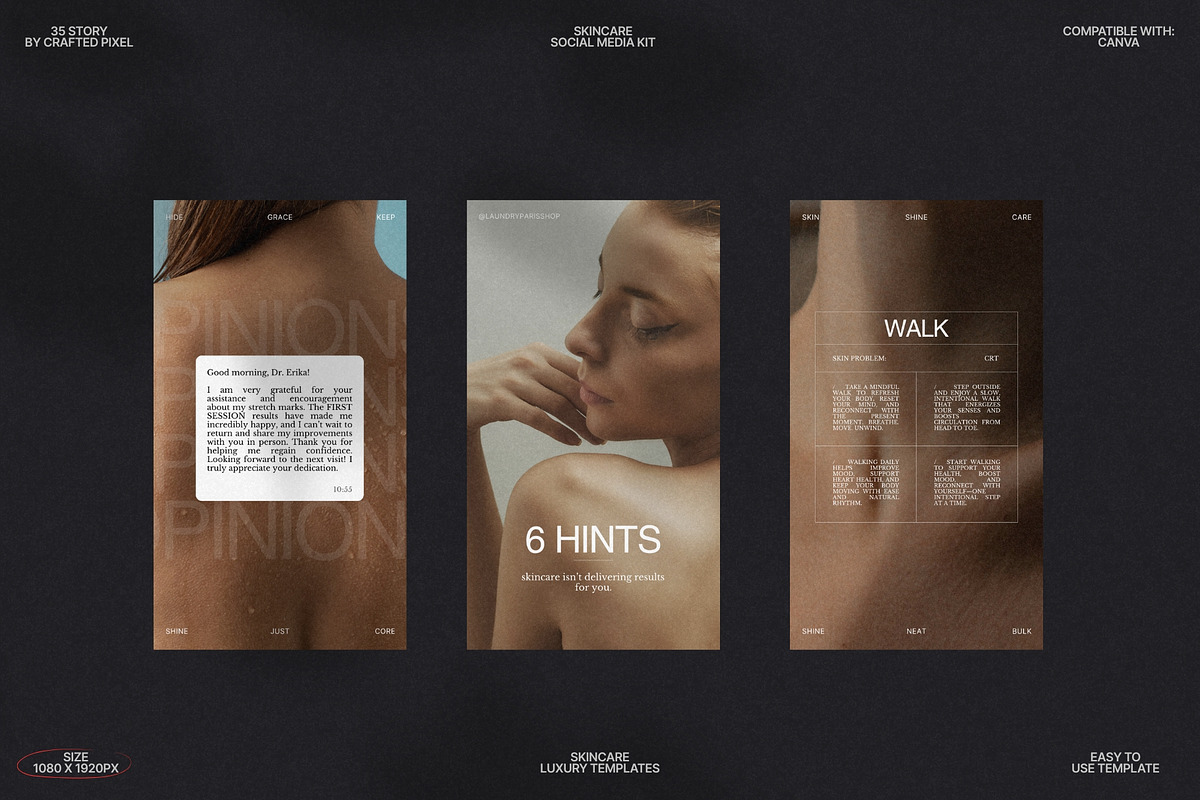 Aesthetic Skincare Social Bundle preview 5