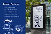 Pirate Doodle Icon Set, an Outline Icon by Vectors Market (Thumbnail 2 of 8)