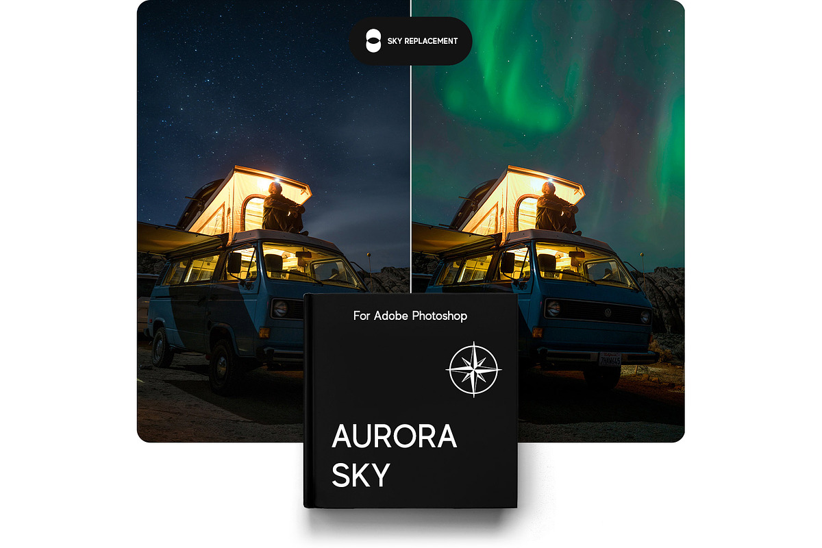 Sky Replacement Bundle for Photoshop, a Preset Add-On by Pix Cafe (Photo 10 of 42)