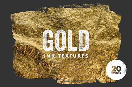 Gold Ink Textures, a Texture Graphic by Offset