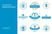 Oktoberfest vintage badges & labels, a Branding & Logo Template by Vasya Kobelev (Thumbnail 17 of 25)