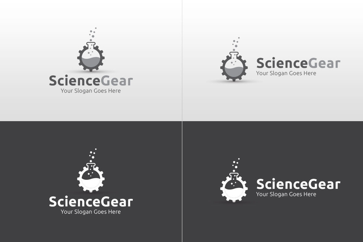 Science Gear Logo, a Branding & Logo Template by Dotnpix (Photo 5 of 5)