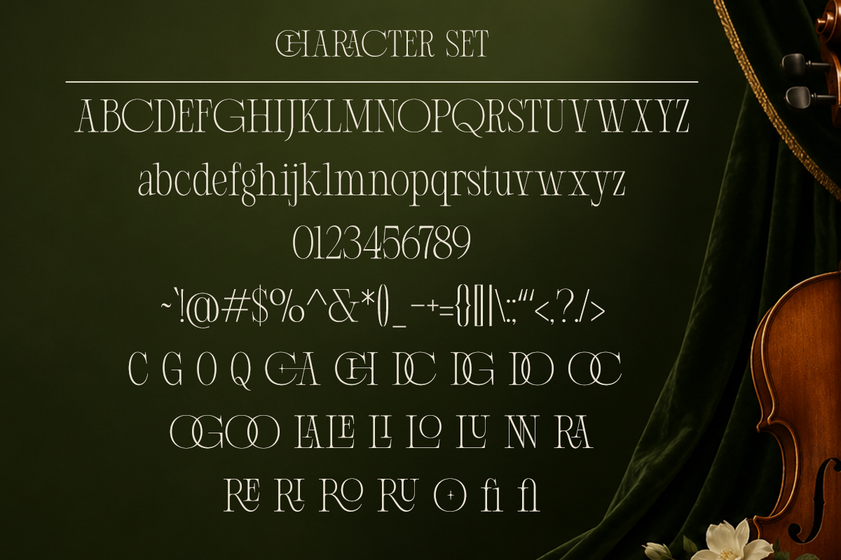 Chaleo - Stylish Ligature Serif Font, a Serif Font by RagamKata (Photo 10 of 10)