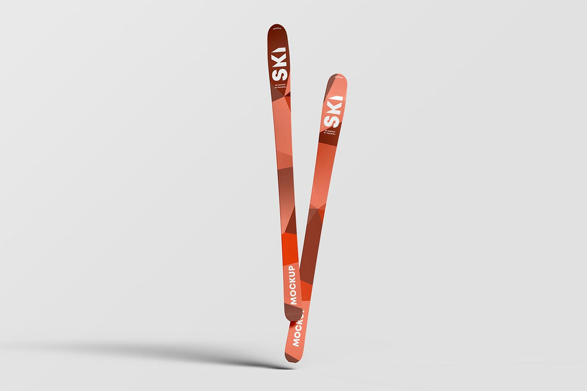 Skis Mockup, a Product Mockup by Se٧enStudio (Photo 5 of 12)