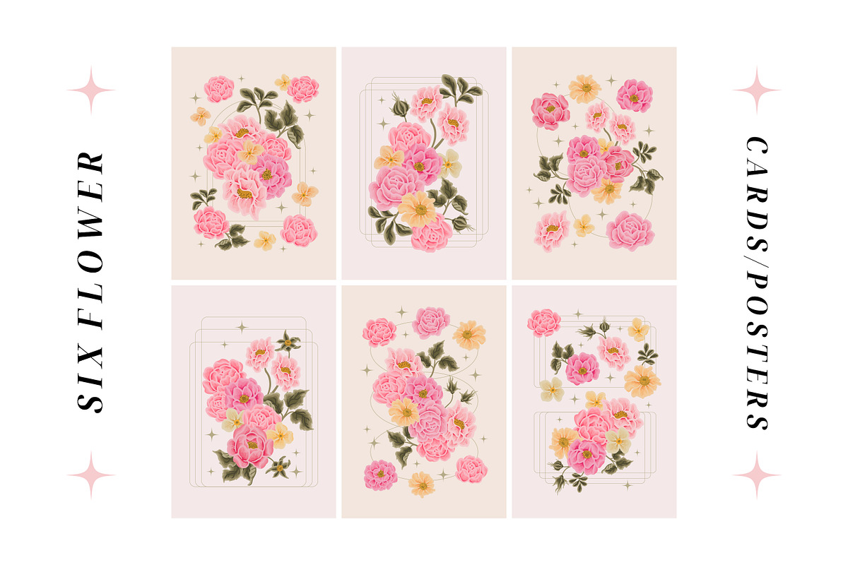 BLOSSOM PINK - Flower Collection, an Object Graphic by Artflorara (Photo 6 of 15)