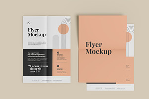 Minimalist Flyer Poster Mockup