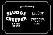 SLUDGE CREEPER TYPEFACE, a Font by venomthunder (Thumbnail 1 of 6)