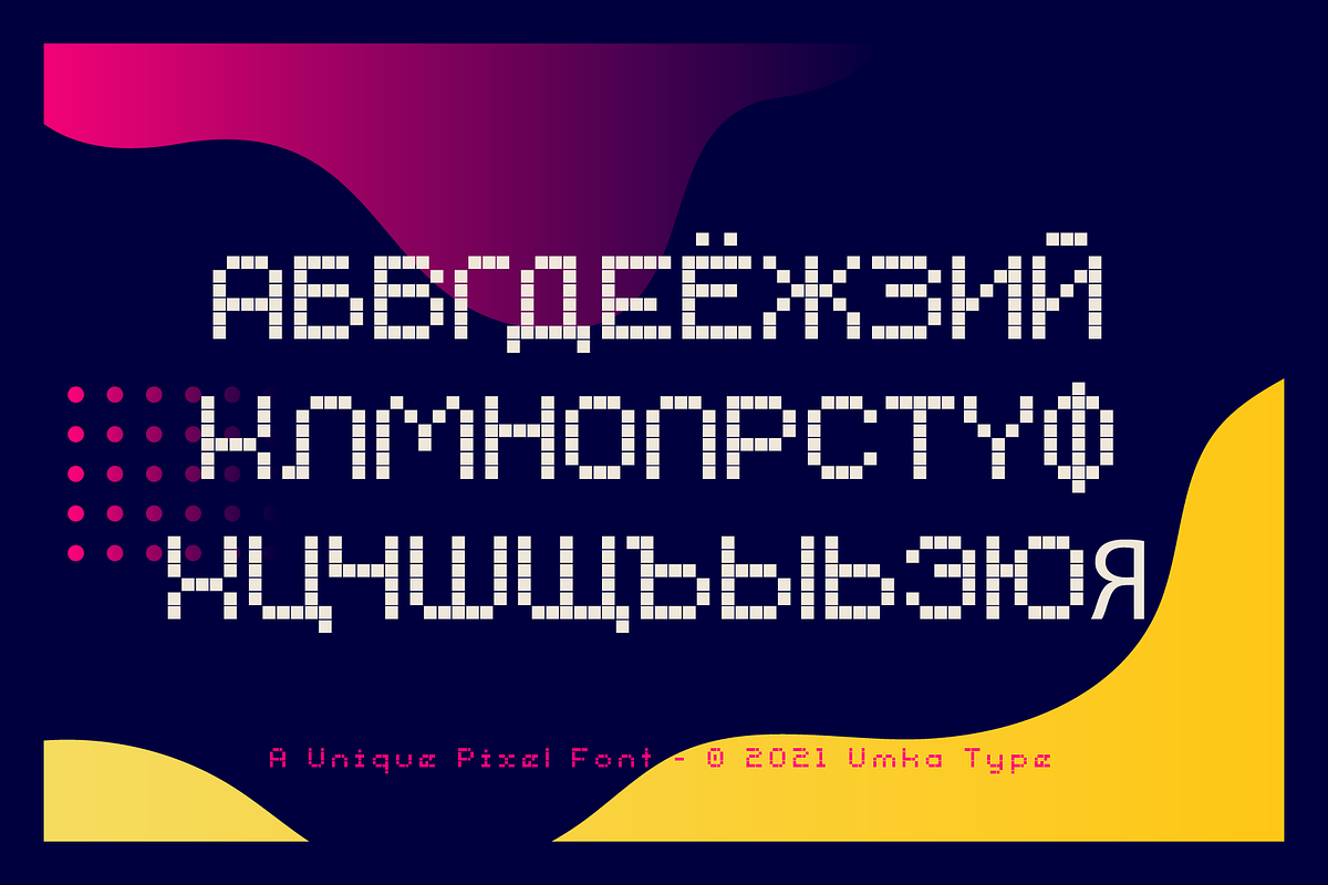 Punto Pixel Game Font, a Font by alpercakici (Photo 4 of 9)