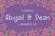 Abigail & Dean, a Script Font by Kristy Hatswell (Thumbnail 7 of 7)