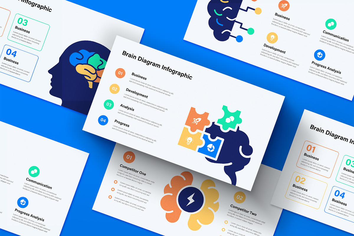 Creative Brain Diagram Infographic, a Presentation Template by ContestDesign (Photo 1 of 5)