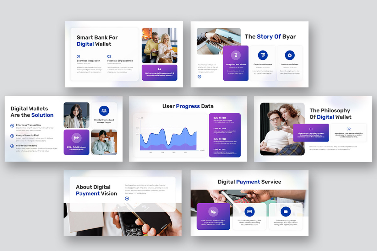 Byar E-Wallet Digital Payment PPT, a Presentation Template by kerismaker (Photo 5 of 10)