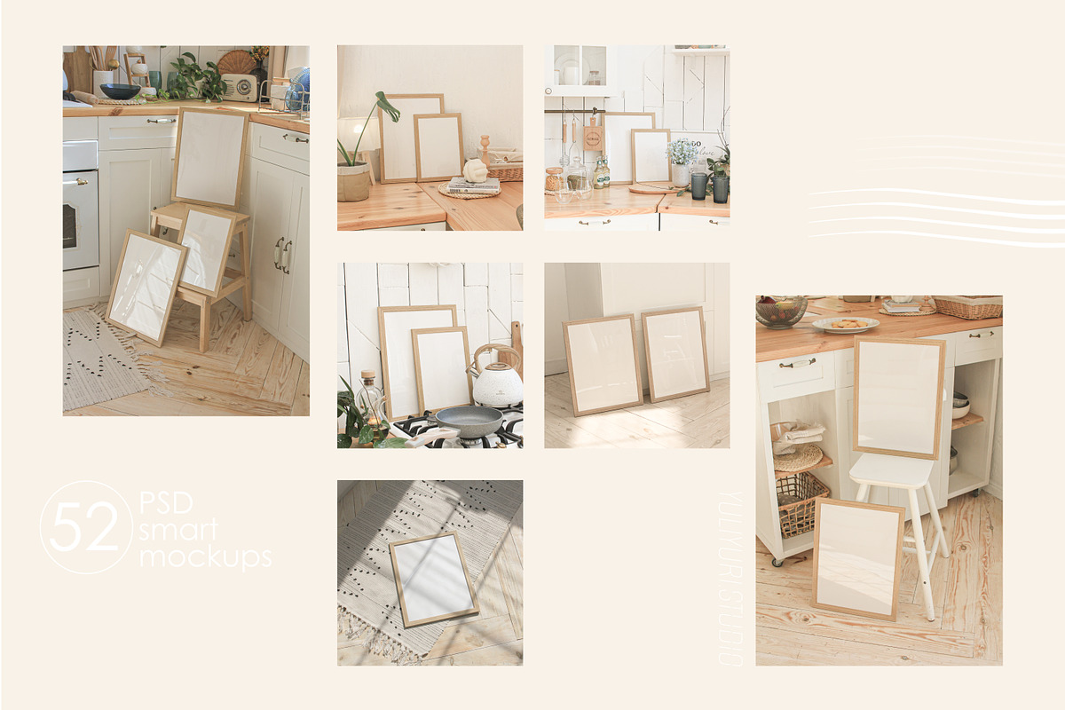 SUNNY KITCHEN | Frame Mockup set, a Household Mockup by yuliyuri.studio (Photo 27 of 27)