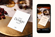 Vintage Retro 5x7 Invitation Mockup, a Product Mockup by Serenefeeling (Thumbnail 5 of 6)
