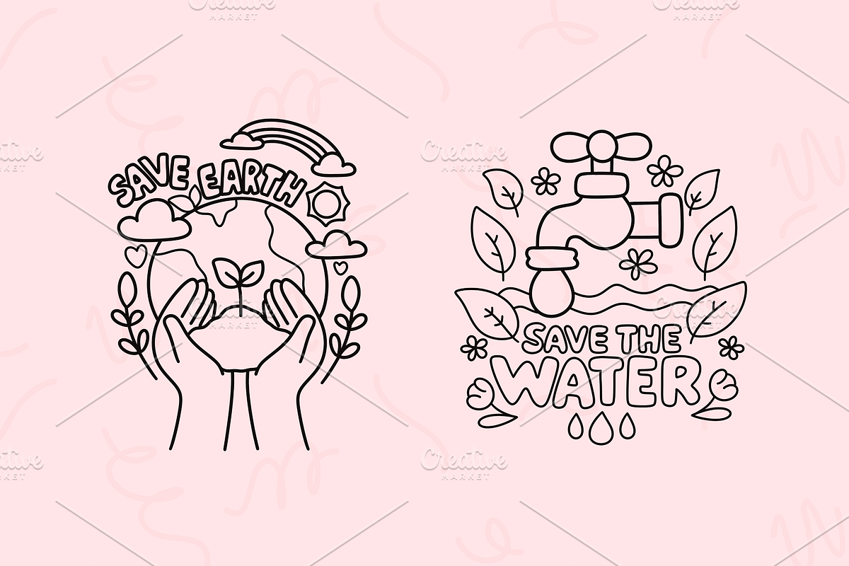 Bold & Easy Coloring Book Bundle, an Empty State Illustration by Neon Studio (Photo 11 of 32)
