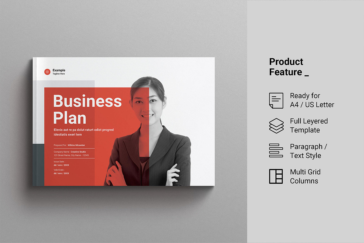 Business Plan Template Landscape preview 2
