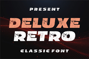 Deluxe Retro, a Font by Limited.studio
