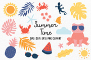 Summer clipart | Summer SVG Graphics, an Object Illustration by illuztrate (Thumbnail 1 of 3)