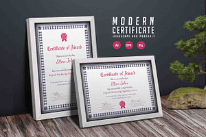 383. Modern Certificate Template