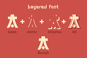 Asian cyborg typeface, a Sans Serif Font by Fractal fonts & graphics (Thumbnail 2 of 22)