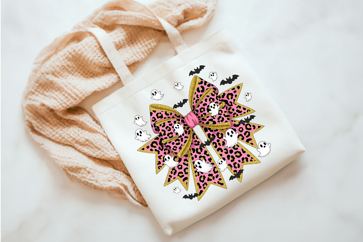 Coquette Leopard Bow Png, Bow png, an Illustration by Watercolor design (Photo 2 of 3)