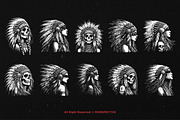 10 Bundle Dark Art American Indian, an Illustration by Morspective (Thumbnail 6 of 7)