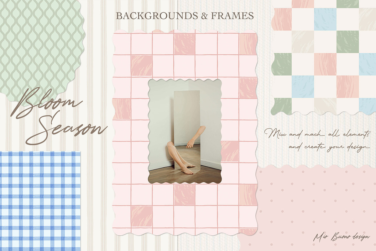 Bloom Season: Backgrounds & Frames, a Background Graphic by Mio Buono (Photo 8 of 10)
