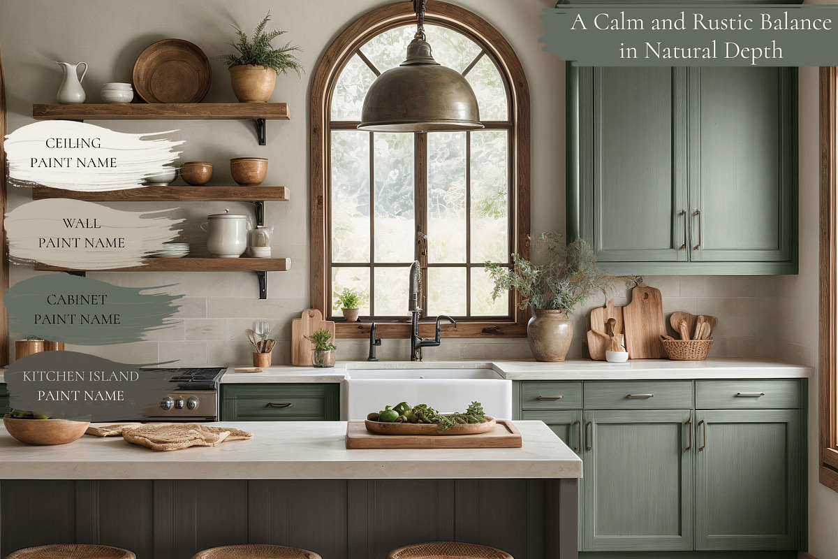 BM Rustic Farmhouse Paint Palette, a Presentation Template by CONCEPT COLORS (Photo 4 of 9)