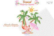 Tropical Mahjong illustrations, a Decorative Illustration by TheHappyGiftArt (Thumbnail 5 of 8)